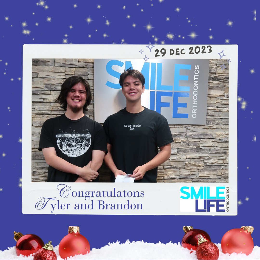 SmileLifeOrtho's tweet photo. Sibling Patients. Tyler just got his Braces, and Brandon got them removed! 🤩 👏 https://t.co/1qwhgjzuxA
