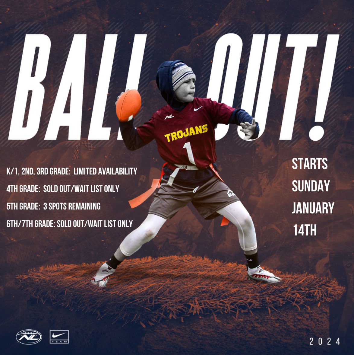 Coach Plaa (@jeremyplaa) on Twitter photo We are so close to opening day, and also so close to selling out! Don’t miss out on the 2024 season! <a href="/Tdfootball/">TD Football Club</a> <a href="/tdboosters/">Downey Athletic Boosters</a> <a href="/BlackHatFootbal/">Richard T. Estrada</a>
nextlevelsports.com/Default.aspx?t… We are so close to opening day, and also so close to selling out! Don’t miss out on the 2024 season! <a href="/Tdfootball/">TD Football Club</a> <a href="/tdboosters/">Downey Athletic Boosters</a> <a href="/BlackHatFootbal/">Richard T. Estrada</a>
nextlevelsports.com/Default.aspx?t…