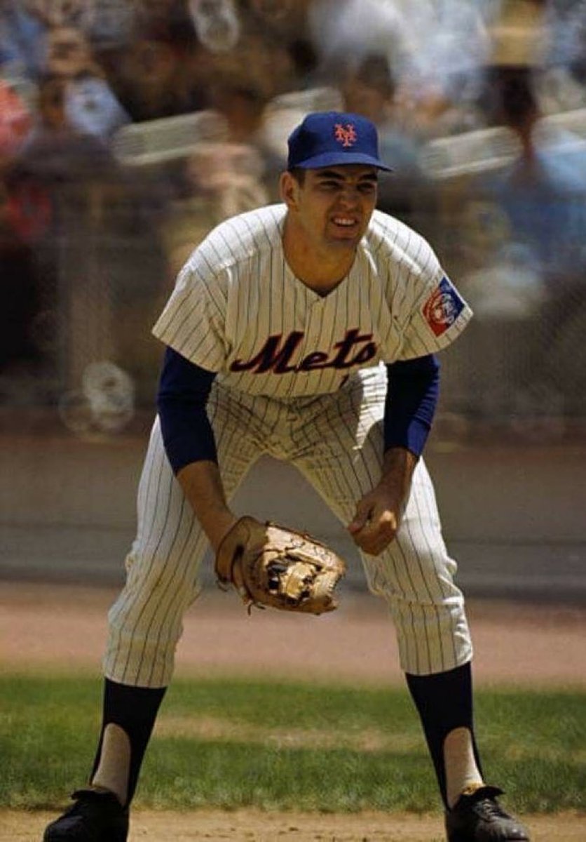 SABRbioproject's tweet image. Just 17 yrs old! Ed Kranepool debuted with the expansion @Mets at age 17 in 1962. The Krane played entire 18-yr career w #LGM , helping the club to the WS title in '69 &amp;amp; pennant in '73. His @sabr bio sabr.org/bioproj/person…