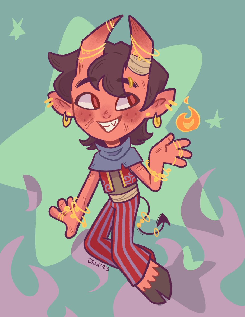 danidoodles8's tweet photo. Alistair Ash for the #d20exchange2023 !! Such an honor to gift this to the insanely cool and talented @duskquil :)) 
#dimension20 https://t.co/Kqj5Q5pQak