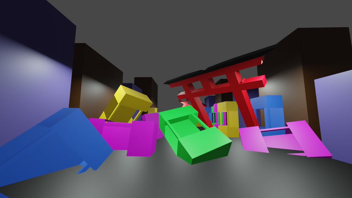 saltedsporks's tweet photo. Made 3d models for the BG (Program used: Blender)
#fnfpartyweek https://t.co/txlyialdZV