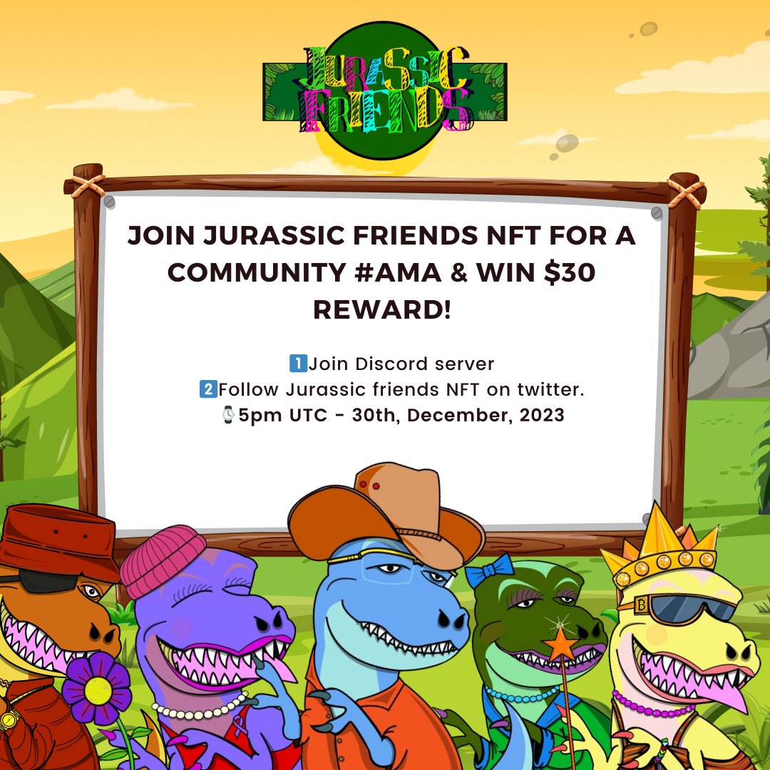Jurassic Friends NFT tweet media