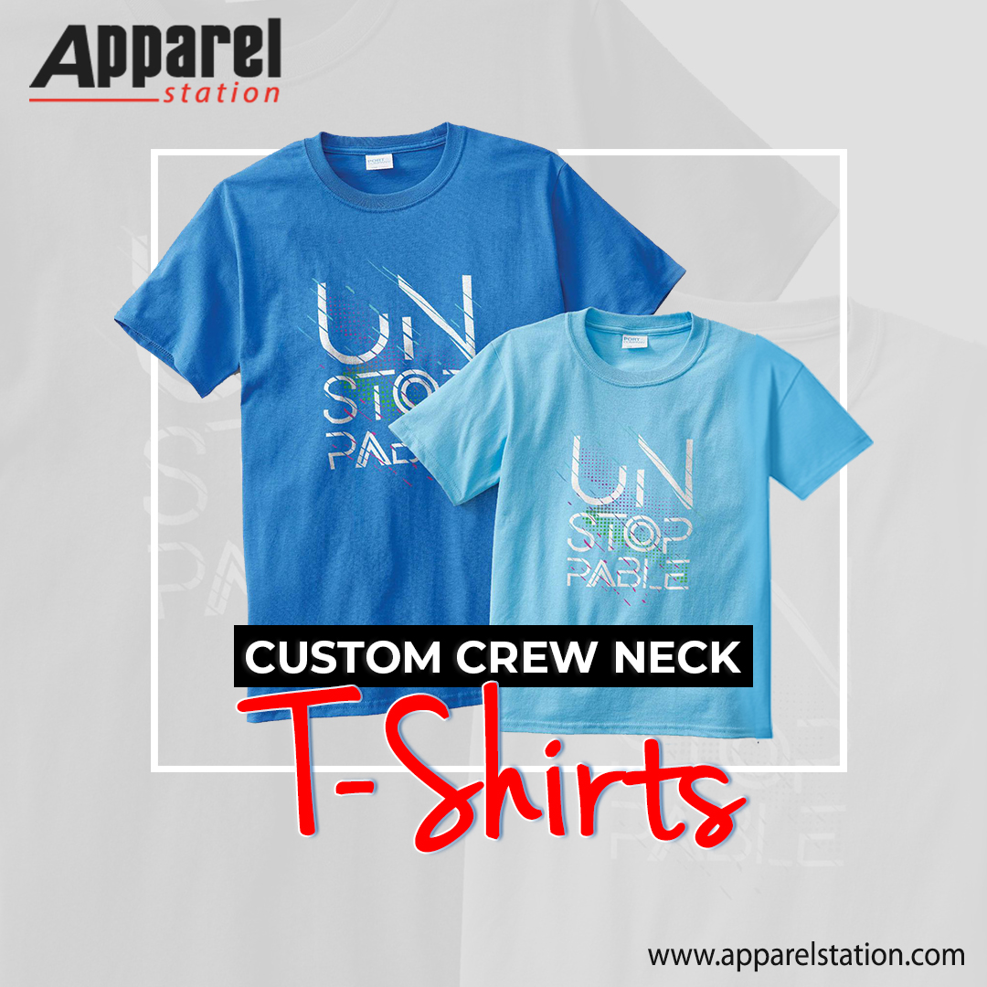 Custom Crew Neck T-Shirts.
shop: apparelstation.com/promotion/cust…

#CustomTees #CrewNeckStyle #TshirtDesigns #CustomApparel #WearYourStyle #TeeLove
#DesignYourOwn #StyleYourWay #TshirtGoals