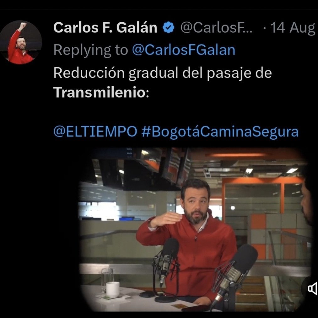 GustavoBolivar's tweet photo. RT Una noticia buena y una mala.

LA BUENA: a Bogotá le quedan 2 días de pesadilla Claudia López. 

LA MALA: con Galán no será distinto. Ya empezó a incumplir sus promesas y está empeñado con los financiadores de su campaña. Pondrá la ciudad al servicio de ellos. https://t.co/boOBCAdk6j