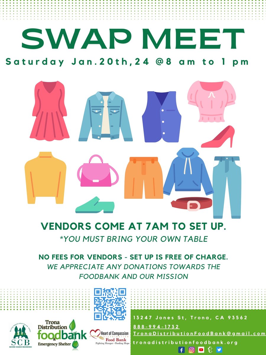 REMINDER OF 2024 FIRST SWAP MEET  SATURDAY JANUARY 20th, 2024!        --** Keep Calm & Swap on! **-- #searlesvalley #searleshomewares #searlescastle #searleslake #trona #tronaca #tronacalifornia #troncal #SouthTrona #tronapinnacles #sanbernadinocounty @hocdist