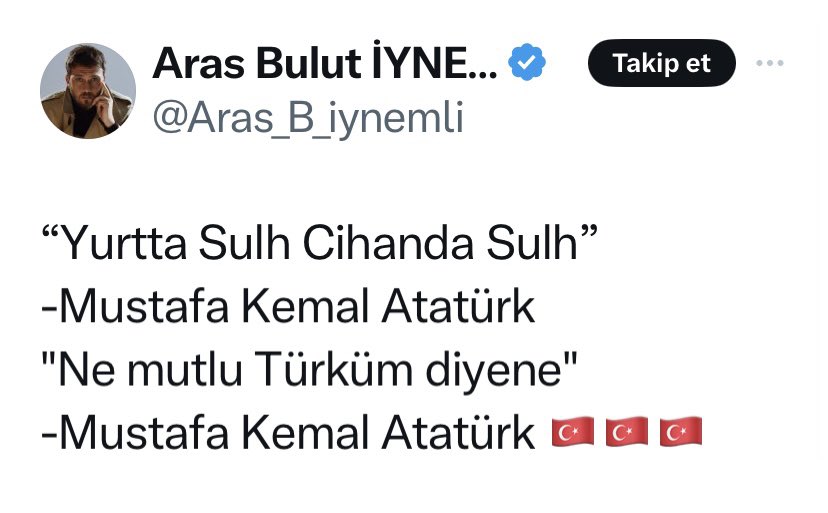 turker_aknc's tweet photo. ⭕️ Bu arada Disney’in Atatürk filmini yayınlamamasına 
“Ben şimdi hiç oralara girmeyeyim” diyerek korkan 
ikiyüzlü ünlüler de 
lütfen Atatürk’ün yakasından düşün! Yeter be kardeşim
ne sömürdünüz adamı https://t.co/q8lnZwF88Q
