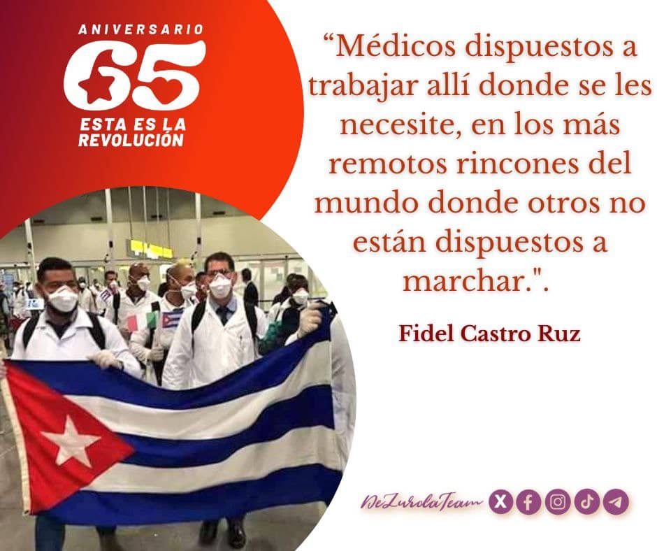 'Médicos y No Bombas...', una sentencia que encierra el humanismo y la solidaridad de la Revolución Cubana. #EstaEsLaRevolución #CubaCoopera #BMCGuineaBissau