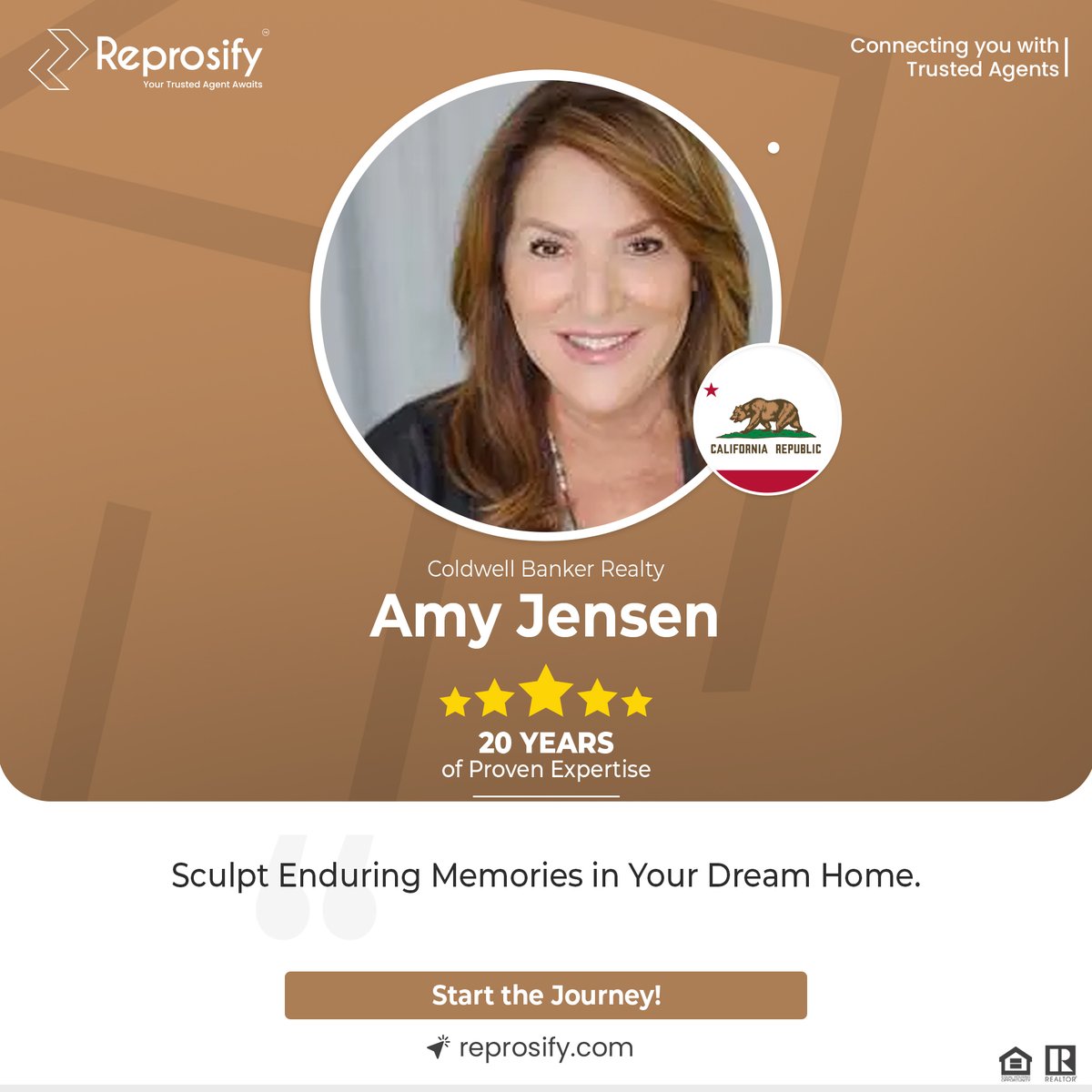 Amy Jensen in California turns your dream into reality. let's embark on your dream escapade.

👤agents.reprosify.com/amy-jensen
.
#Reprosify #AgentsReprosify #ColdwellBankerRealty #AmyJensen #realestate #realtor #realestateagent #Broker #Californiarealestate #Encinitasrealestate