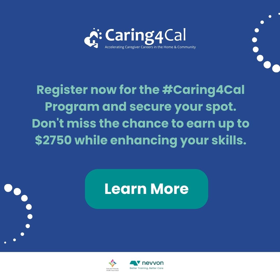 The #Caring4Cal Program is filling up fast, secure your spot today and earn up to $2750 with FREE training. Register here: thenmha.org/caring4cal 

#TrainingIncentive #careerchange #careerdevelopment #CareerOpportunity #onlinetraining #california #FYP #foryoupage