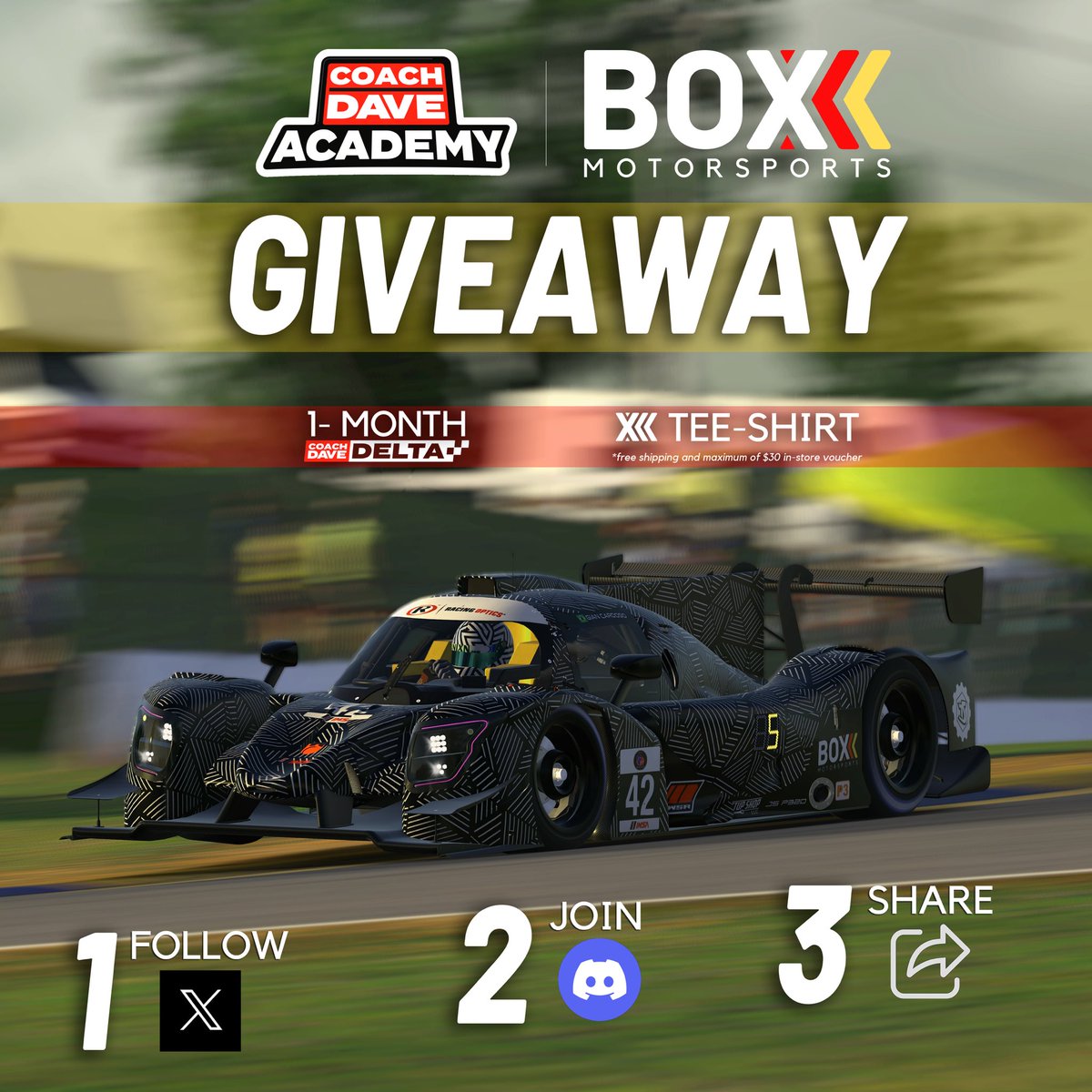 Box³ Motorsports tweet media