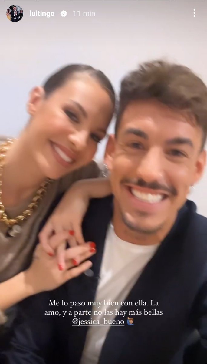 manolilopezve's tweet image. BELLOS!! 😘😘. @jessica_bueno90 @Luitingo #Jessica #luitingo  #DeViernes29D  #DeViernesConJessingo