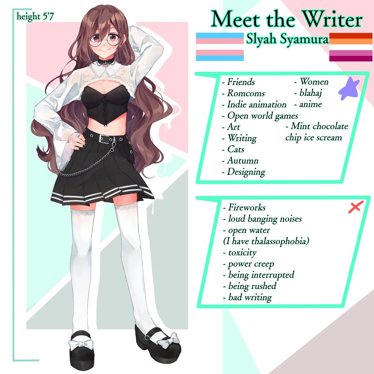 Slyah9Slime's tweet photo. 💚 Introduction 💚
Hello internet, I'm Slyah Syamura, a slime 🏳️‍⚧️ girl vtuber who's a writer and character designer here to entertain both myself and all of you. Care to listen to the stories I have to tell? 
#Vtubers https://t.co/YZ4qZOVquQ