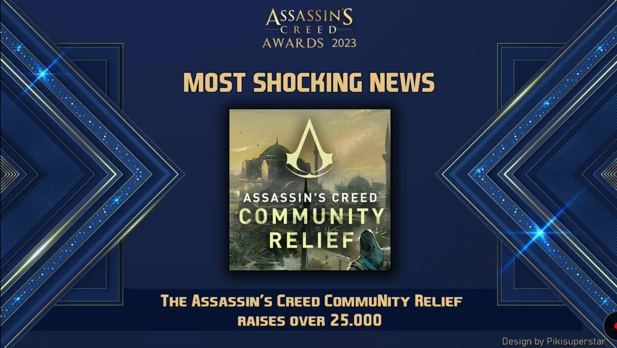 ac_landmarks's tweet photo. #ACCommunityRelief just won Most Shocking #AssassinsCreed News on @AccessTheAnimus' AC Awards 2023! 🥳

Thanks all for voting!! 🙏🏼 https://t.co/YfuY7rp9n7