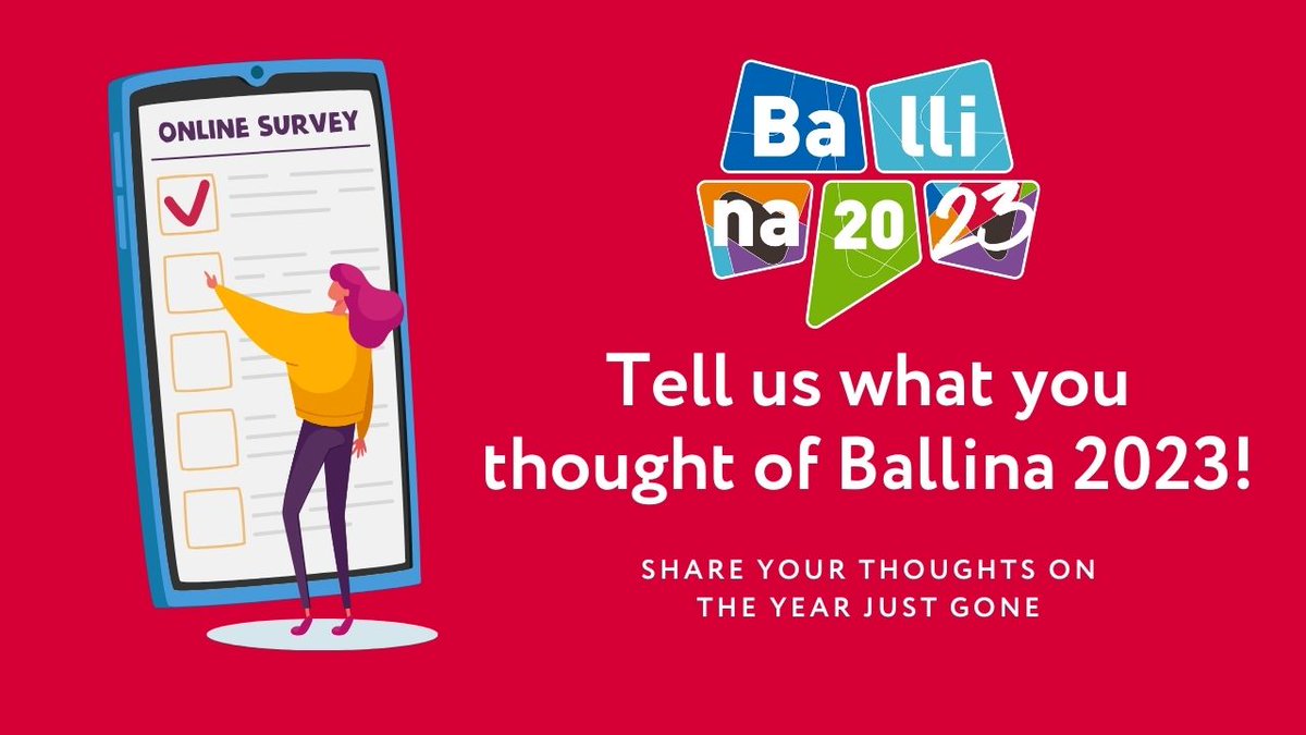 TAKE OUR SURVEY:
#Ballina2023 is over, and what a year it's been, with over 70 events in the event calendar, and lots of connections, friendships and memories made along the way. 

Can you spare a few minutes to tell us what you thought? surveymonkey.com/r/FMKBKP3