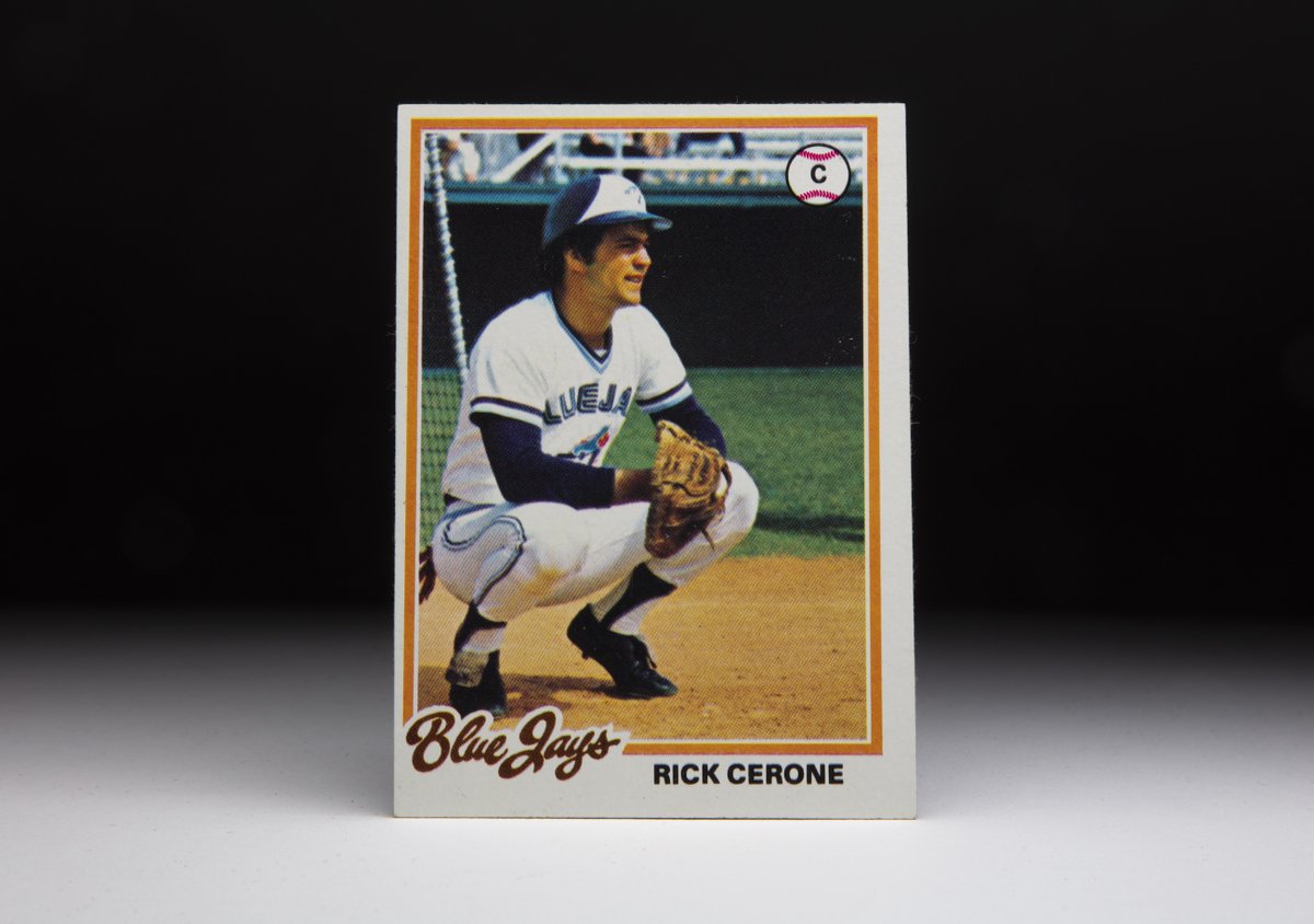 Rick Cerone helped fill the Yankees' void at catcher left by Thurman Munson's tragic death. Learn more about the well-traveled backstop who caught more than 1,300 games in his career in this week's #CardCorner. ow.ly/cQ4P50Qgt9x