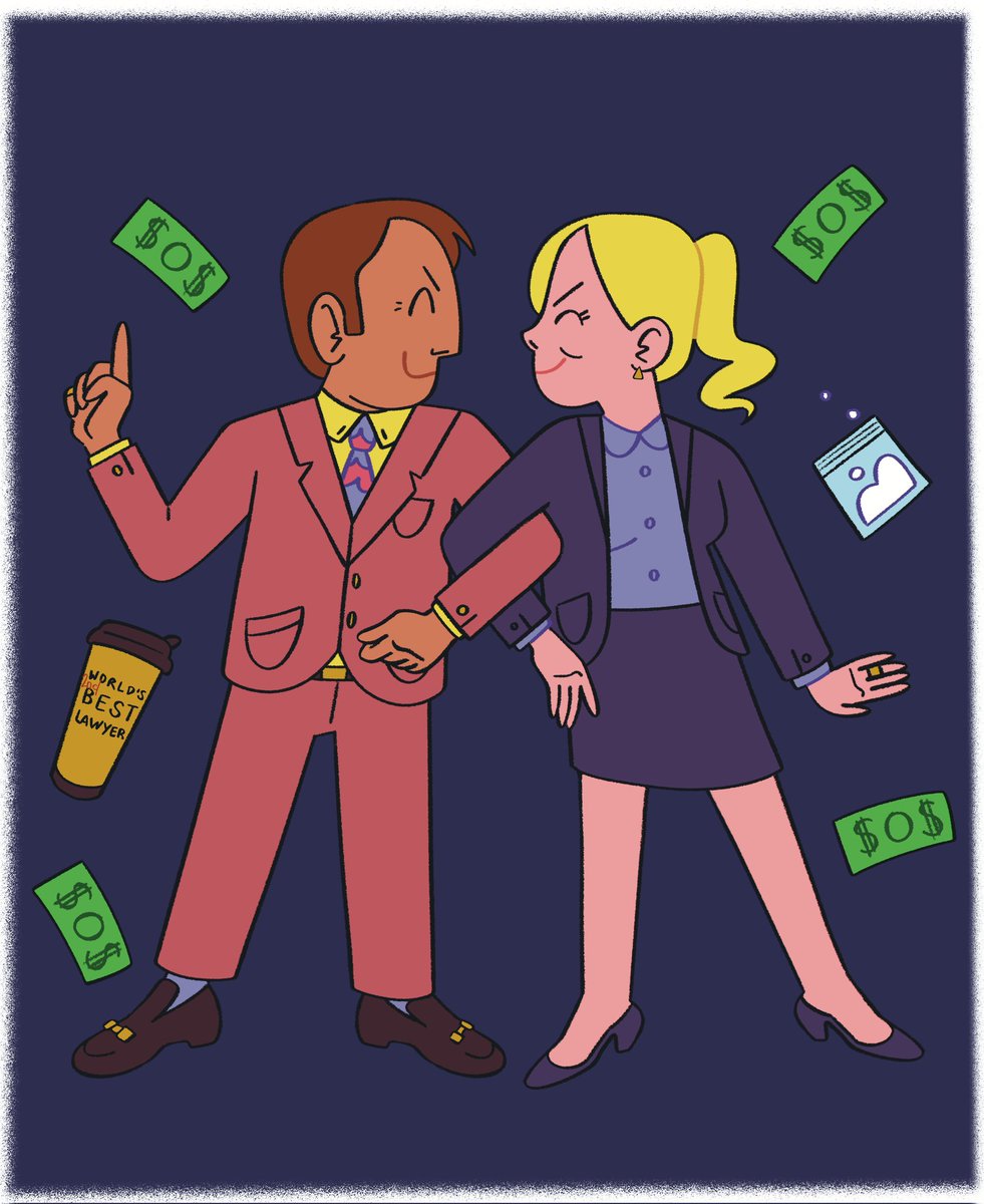 LET'S BREAK SEVERAL FEDERAL LAWS... TOGETHER 💛 #bcs #bettercallsaul #jimmymcgill #kimwexler #mcwexler #saulgoodman #brba