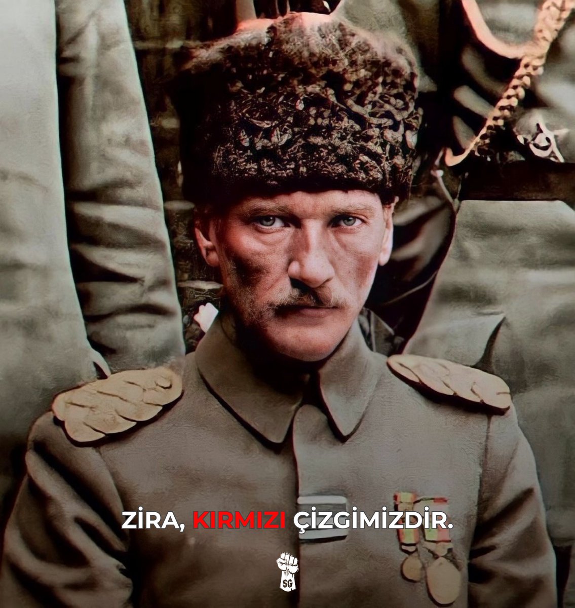 Atatürk, pazarlık konusu olamaz.
Zira, kırmızı çizgimizdir.