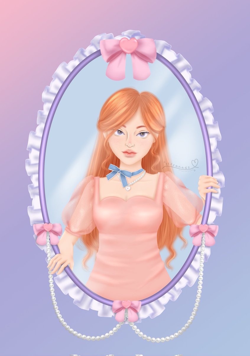 This is a drama, Carolina the drama✨💕 #digitalart #digitalartist #digitalillustration #clipstudiopaint #csp #illustration #drama #chouchette #semirealism