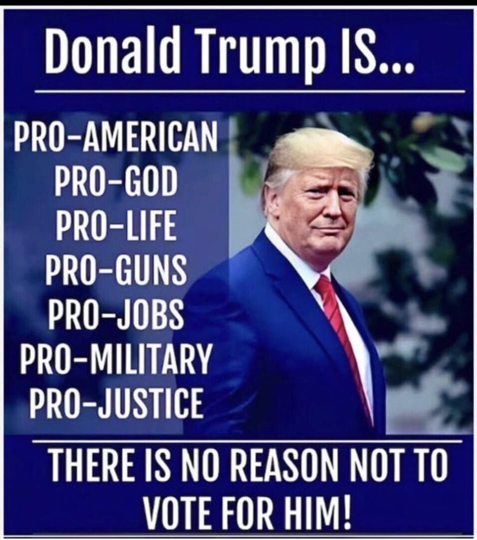 Godfatherparte2's tweet photo. In 310 days I intend to cast my vote for Donald J Trump!

Who will do the same?

🇺🇸🇺🇸🇺🇸🇺🇸🇺🇸🇺🇸🇺🇸🇺🇸 https://t.co/HYWoAdK0hW