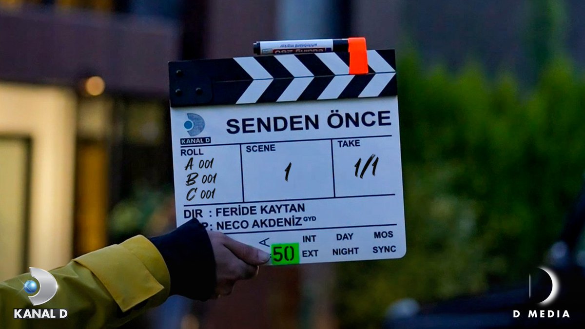 Heyecan dolu serüvenimiz için ilk adım atıldı!
#SendenÖnce yakında #KanalD’de! 🎬

<a href="/AlpNavruz/">Alp Navruz</a>
<a href="/sinem_unsal/">sinem unsal</a>
#NilperiŞahinkaya

<a href="/DMediaOfficial/">D MEDIA</a>
<a href="/KanalD/">Kanal D</a>