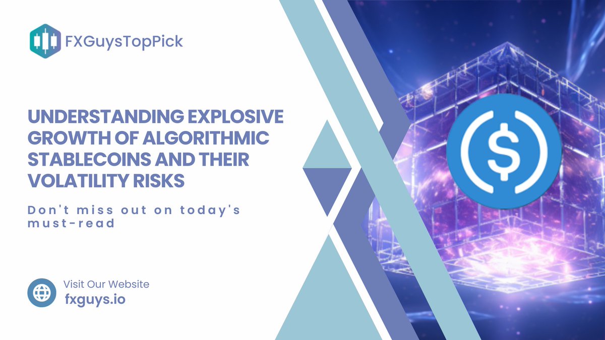 FXGuysNews's tweet image. 🌟 #FXGuysTopPick: Dive into the realm of algorithmic stablecoins and explore the factors contributing to their explosive growth 💡

Gain insights into the unique risks and challenges: fxguys.io/cryptocurrency…

#AlgorithmicStablecoins #CryptoVolatility #CryptoInnovation #UST #DeFi
