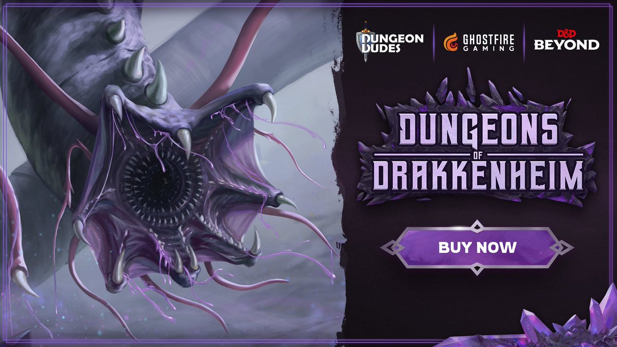 GhostfireG's tweet image. Drakkenheim has arrived to D&amp;amp;DBeyond!

dndbeyond.com/marketplace/ad…

#dnd #dnd5e #dndbeyond #ghostfiregaming #thedungeondudes