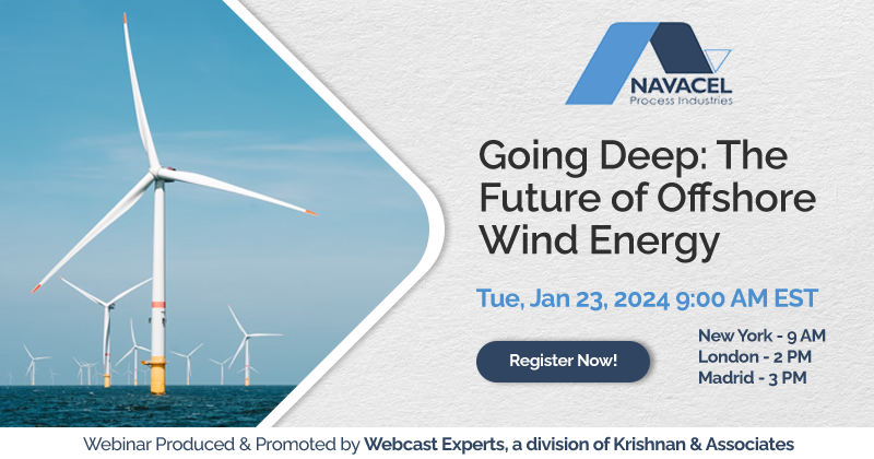 webcastexperts's tweet image. globalmeet.webcasts.com/starthere.jsp?… Dive into #offshorewindenergy with NAVACEL! Explore successful offshore floating-platform projects, and how they tackle challenges in fabricating #windturbine platforms and components, ensuring durability &amp;amp; reliability in harsh marine environments.
#energy