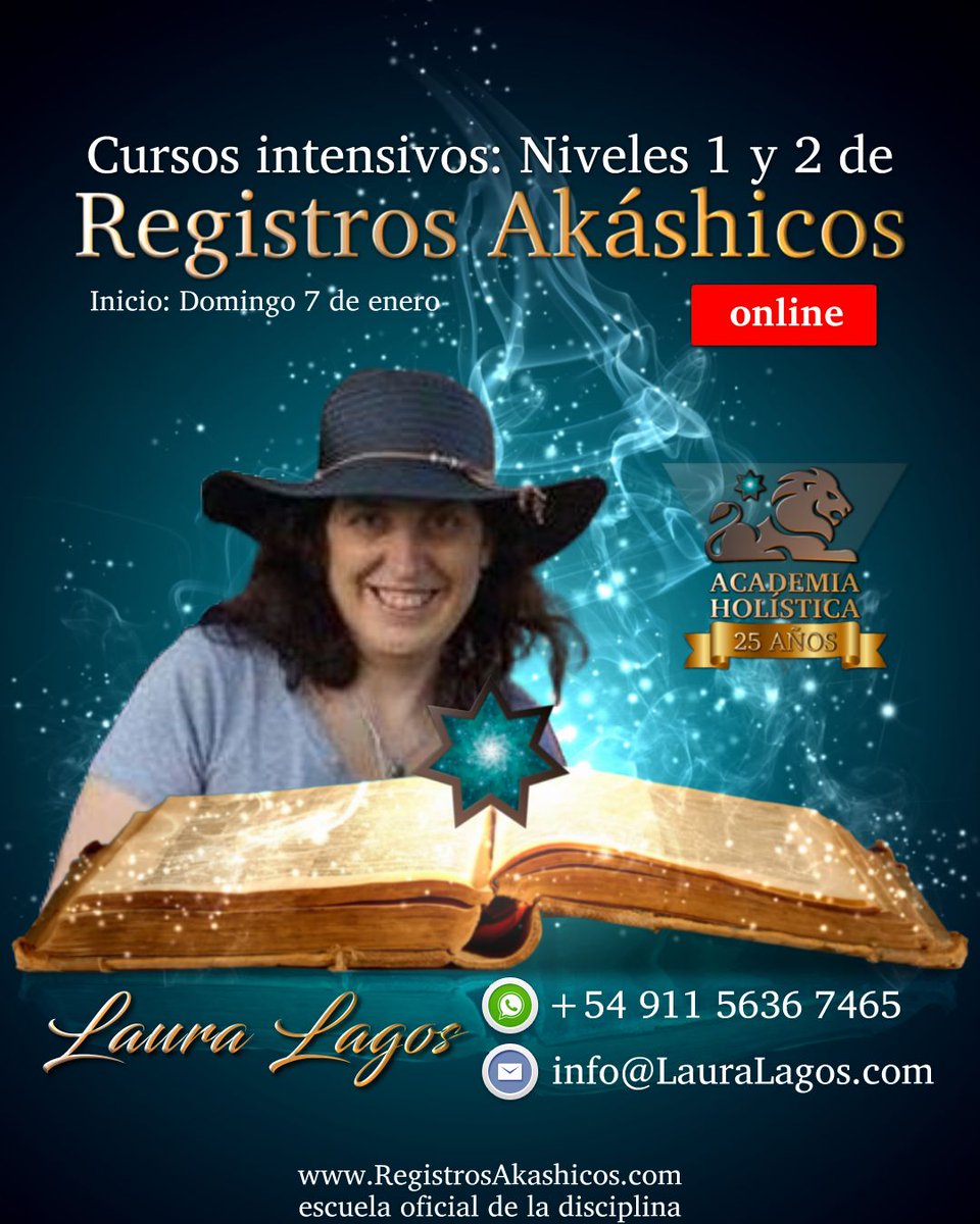 holBuenosAires's tweet photo. Conduce @lauplagos ❤️
💬 WhatsApp:   +54 9 11 5636 7465
✉️ Email:   info@LauraLagos.com
👉 +Info:   https://t.co/92Z0vFN5nC

#RegistrosAkashicos #AcademiaHolistica #LauraLagos https://t.co/iAIgfwZ8T1