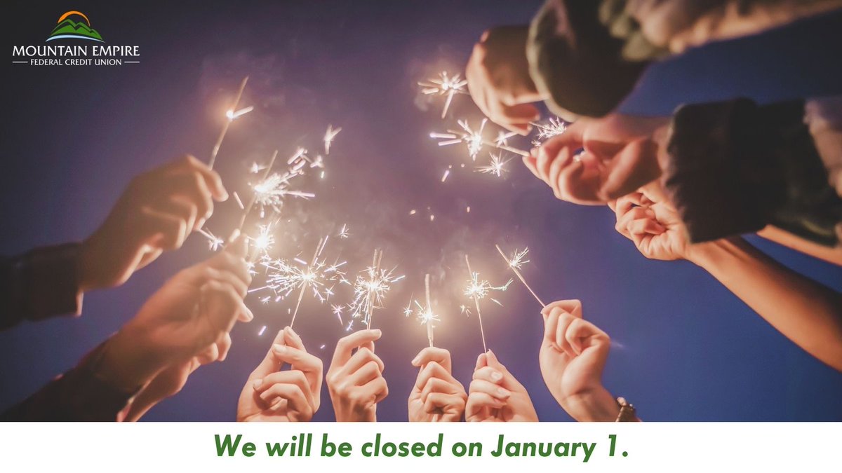 As we welcome the first day of 2024, we will be closed on Monday, January 1. Wishing you a joyous New Year celebration! 🌟🎇

#VALife
#Virginia