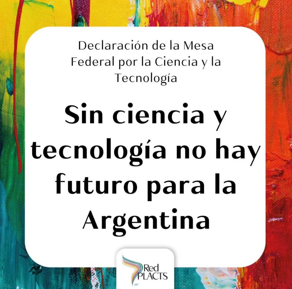 CyTArgHumana's tweet photo. 🇦🇷 Sin ciencia y tecnología no hay futuro para la Argentina*

👉🏽 Declaración de la Mesa Federal por la Ciencia y la Tecnología

💻📱 https://t.co/h5d42Id1TO 

🔊 Se agradece difusión https://t.co/g37f6UeJV4