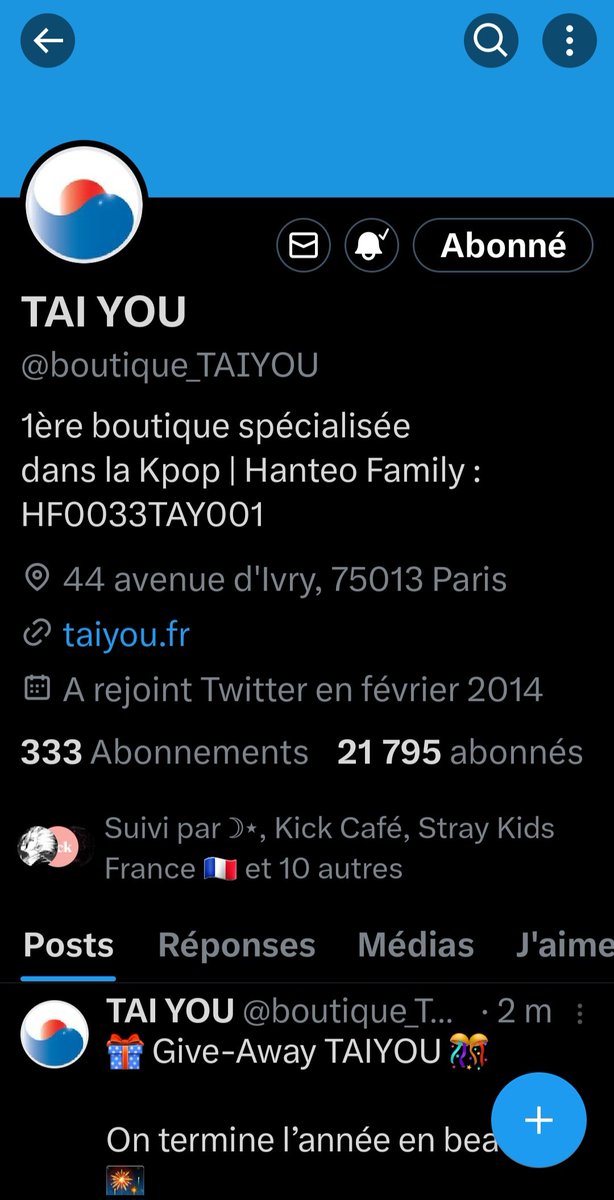 Jess_rg99's tweet photo. @boutique_TAIYOU Je participe ! Merci beaucoup pour ce concours et bonne fêtes à vous aussi 😊🥰 https://t.co/e9iDjMGElT
