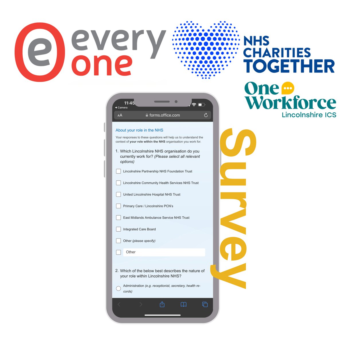 Every-One (@every_oneuk) on Twitter photo Help improve the staff #carer experience and shape support š§āāļøš¬
Short #survey to help move things forward šĀ forms.office.com/Pages/Responseā¦
Lincolnshire Carer Project and support for staff #carers š oneworkforcelincs.co.uk/value/carers-pā¦
š§lhnt.lincolnshirepeoplehub@nhs.net
#everyonelincolnshire Help improve the staff #carer experience and shape support š§āāļøš¬
Short #survey to help move things forward šĀ forms.office.com/Pages/Responseā¦
Lincolnshire Carer Project and support for staff #carers š oneworkforcelincs.co.uk/value/carers-pā¦
š§lhnt.lincolnshirepeoplehub@nhs.net
#everyonelincolnshire