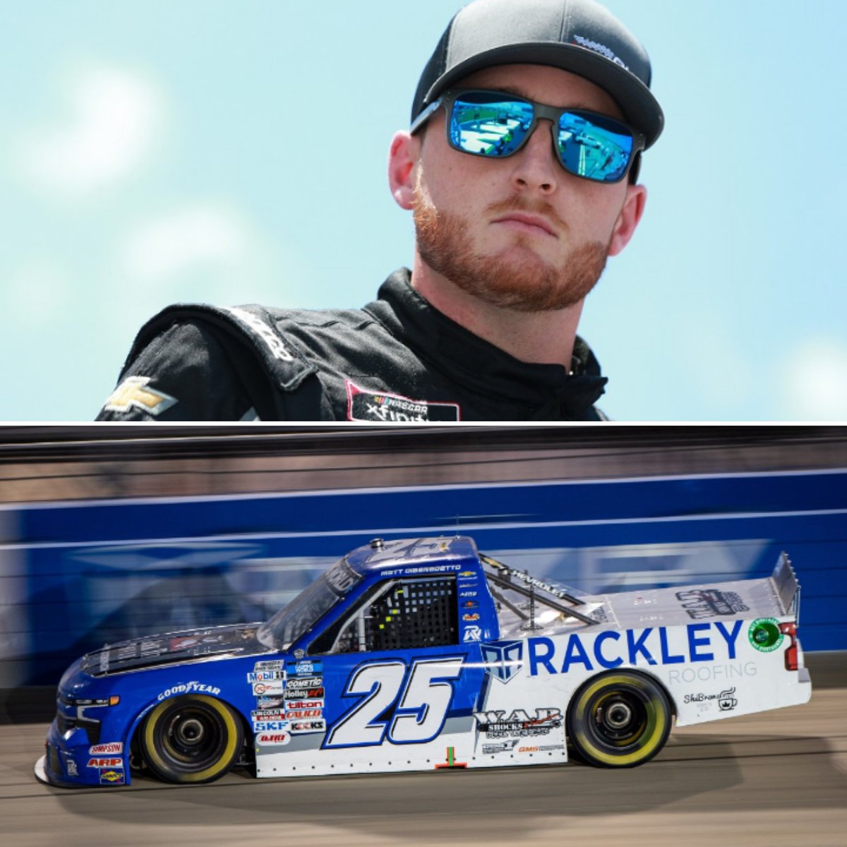 #TyDillon will run the full 2024 #NASCAR Truck Series season in the No. 25 for Rackley WAR. Rackley Roofing will be his primary for 16 races.

#MattDibenedetto has still not announced his plans for 2024 but hinted that he did sign with a team, just hasn't announced it yet.