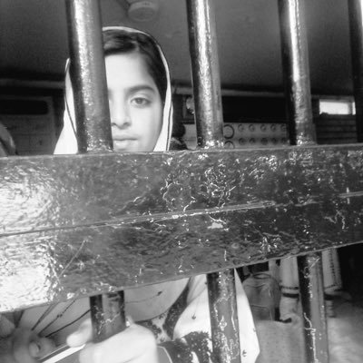 Jam__Baloch's tweet photo. Crime: Protesting for her forcibly disappeared uncle.

Mahnoor Baloch, a minor girl, was detained for four days for participating in a protest against her uncle's forced disappearance by Pakistan Army. #MarchAgainstBalochGenocide https://t.co/Ru0lRUimcx