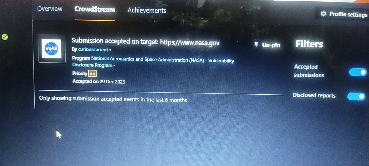 Submission accepted on Nasa and added to hall of fame :)

#BugHunting 
#bugbounty