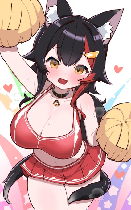 チア衣装描くの、めっちゃ楽しかったです#今年も残りわずかなのでお気に入りの4枚を貼る 