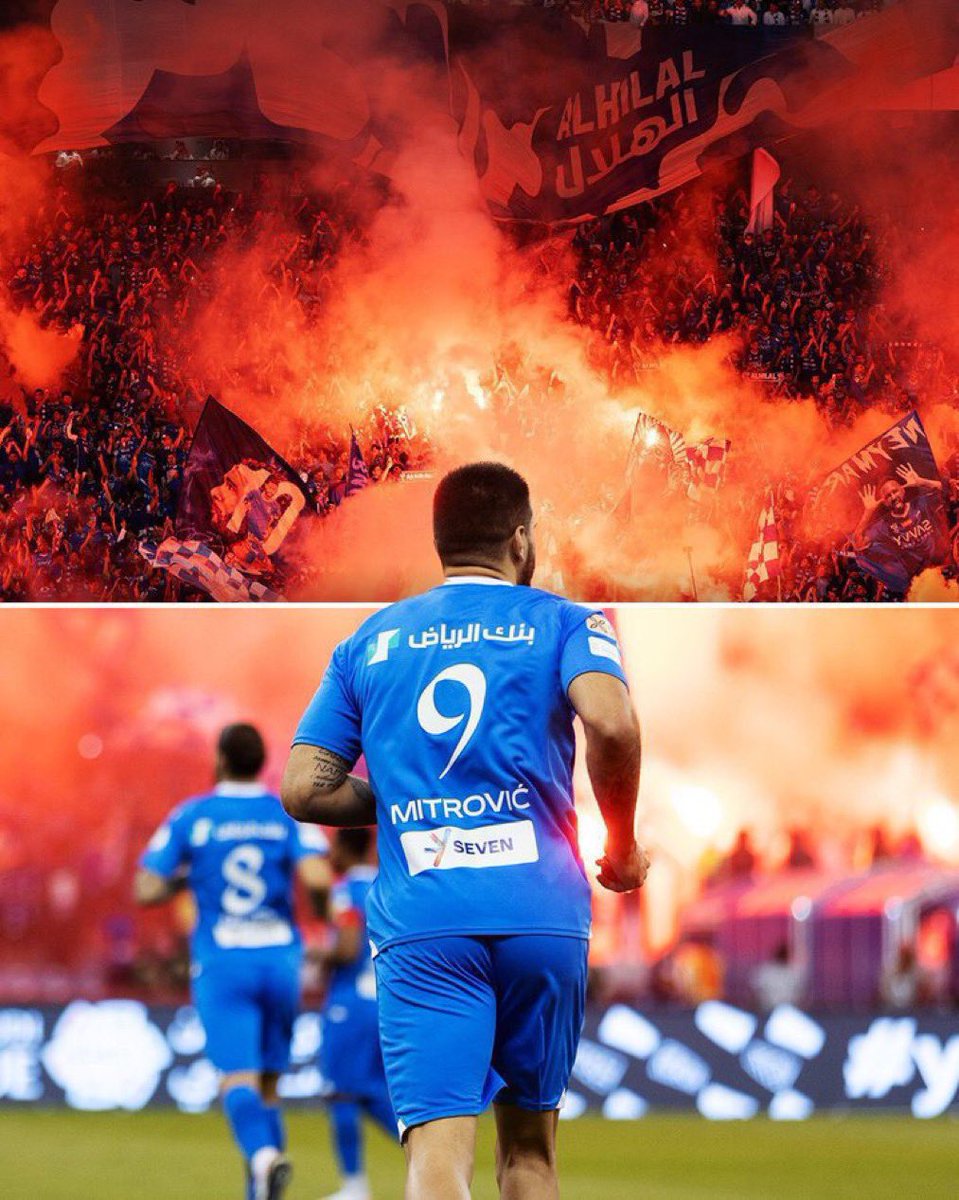 فارس نجد #البليهي 🔥
#ميتروفيتش ميترو اون فاير المجنوووون 💪
ينهون المباراة واحلام الفقراء 😍😍
💙💙💙💙💙💙💙💙💙
#الهلال_الفيحاء