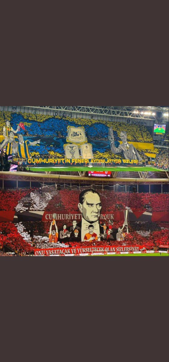 Bu Mac oynansaydı tek Atatürk tavizi degil namus seref tavizi verılmıs olacak Dı Atatürk amasız fakatsız Türk milletinin yani bizim kırmızı çizğimizdir..  😡🇹🇷🇹🇷#Atatürk  #GSvsFB #AliKoc