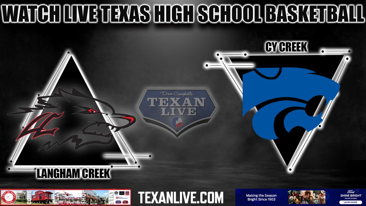 WATCH THIS BOYS BASKETBALL GAME LIVE Langham Creek vs Cy Creek Tuesday 1/2/2024 @jdsetxsports on the call Coverage begins at 1pm For the Live Link Click Here: bit.ly/48cPr3r #TXHSHoops @DCTBasketball