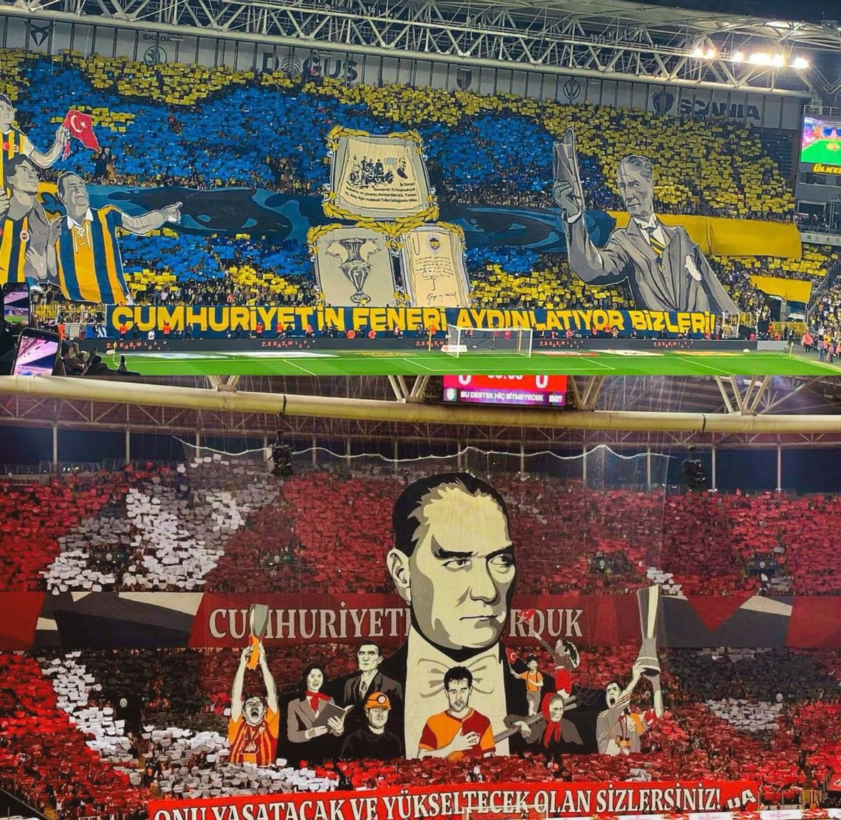 Kupayı bölün ortadan ikiye , koyun ikinizde müzelerinize  ömür boyu gururlanılsın şeref duyulsun oynamaya gerek yok bu saatten sonra <a href="/Ankaragucu/">MKE Ankaragücü</a>