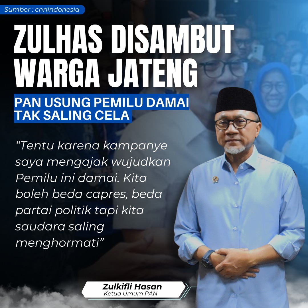 nareows's tweet photo. Mood positif Zulhas beneran kepancar, semoga ajakan Pemilu damai ini sampe ke semua masyarakat ya. 🤝#PartaiAmanatNasional
#Te12dePAN
#Bluesquad https://t.co/M1b0RLnlnp