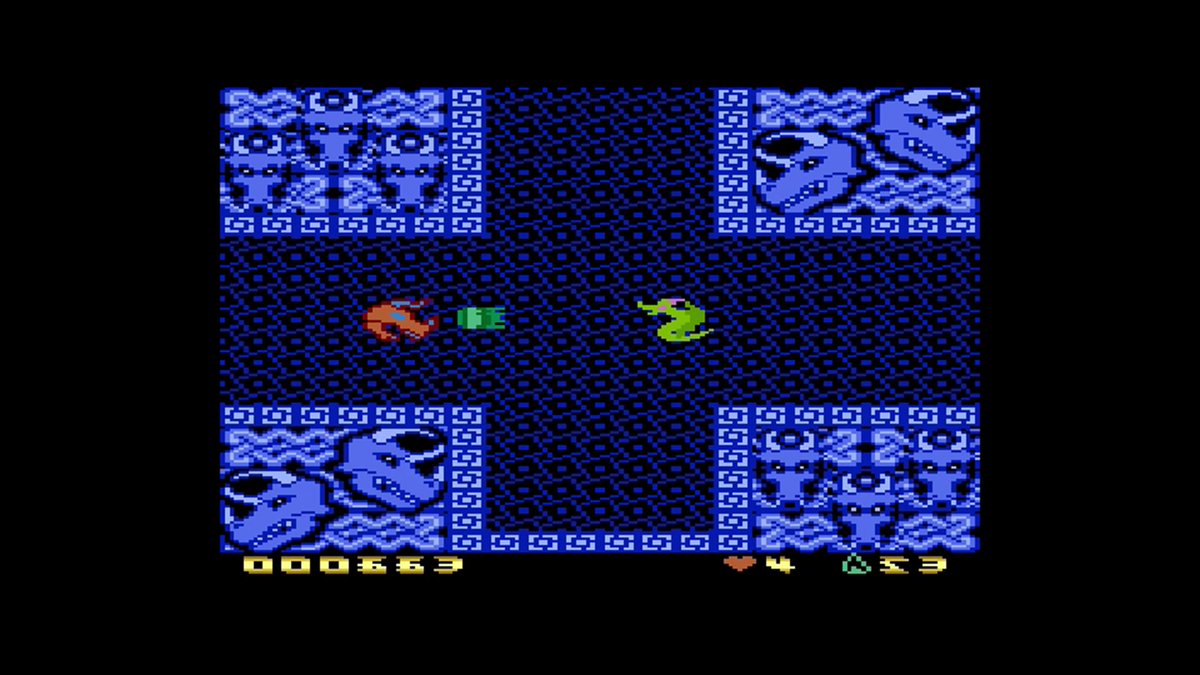 TheAtari_VCS's tweet photo. Let's close out 2023 with not just one, but three games.  Wonderful 7800 homebrews from the halls of AtariAge and Todd Furmanski: The Dragon Trilogy!  Now on the VCS Store: Dragon's Havoc, Dragon's Cache, and Dragon's Descent!

#AtariVCS #AtariAge #homebrew #7800 https://t.co/roQfsriXCM