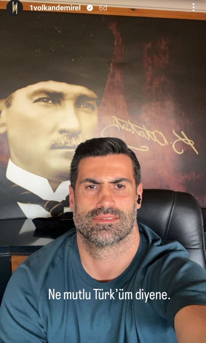 Volkan Demirel'in paylaşımı:

"Ne mutlu Türk'üm diyene."