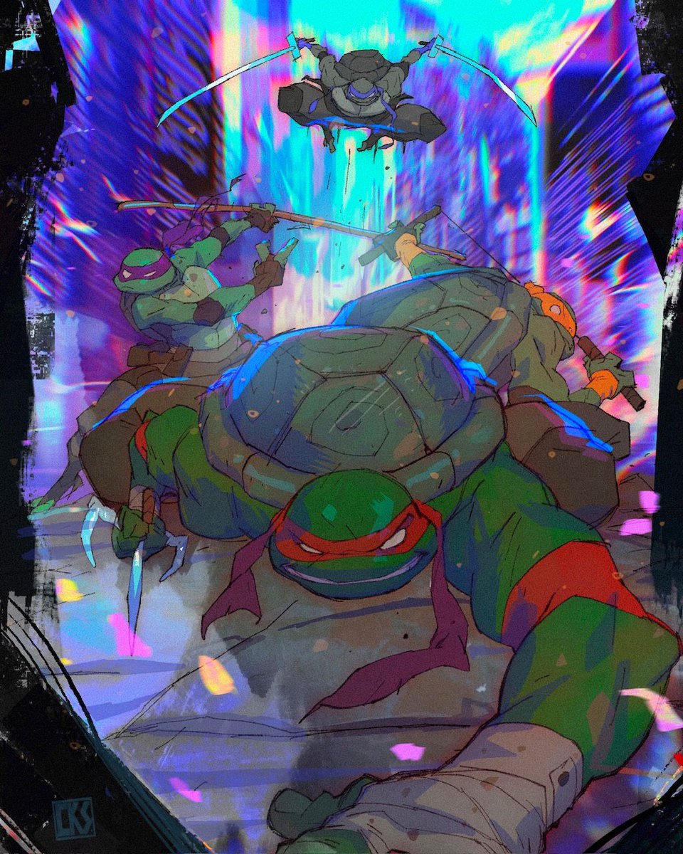 TURTLES - #tmnt #turtles #digitalpiece #illustration #nickelodeon