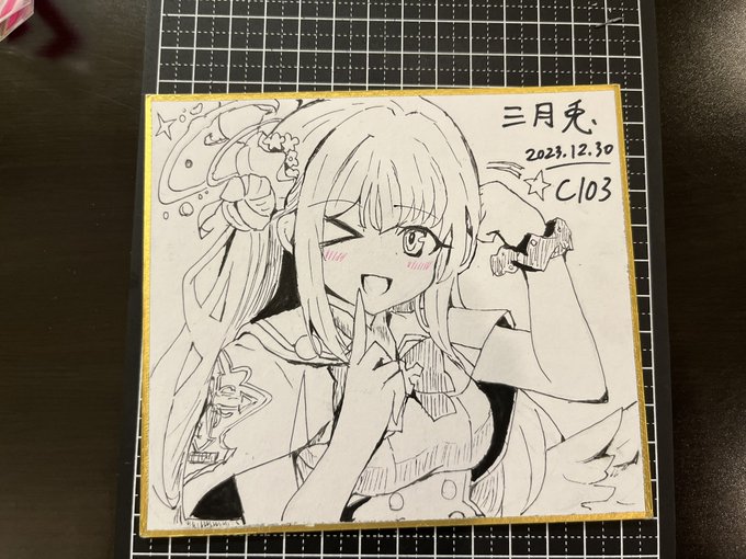 眠れないのでミカ描いた 