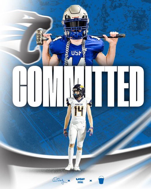 Blessed to say that I am committing to <a href="/usf_fb/">Saint Francis Football</a> to continue my football career!!!! Big thanks to all the coaches who have helped me on this amazing journey. And also a big thanks to <a href="/USF_Sherman/">USF_Sherman</a> <a href="/footballcoachj/">Coach Nate Jensen</a> <a href="/CoachDonleyUSF/">Kevin Donley</a> for the opportunity let’s work!!!!