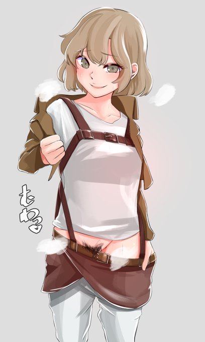 進撃の巨人を読み返しているのですがヒッチが可愛いので昔描いたヒッチを見てください 