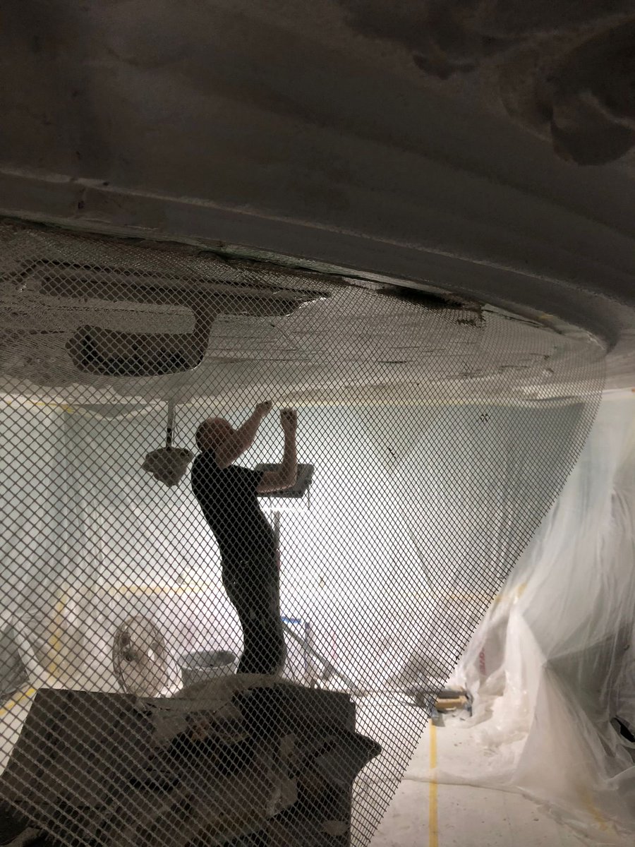 DanielOudman's tweet photo. Herstel rietplafond in Groningen.
Gereed voor de schilder. Fixeren voor de toekomst.
#ambacht #behouden #rietplafond #stuc #Groningen #restauratie #riet #plafond #behouden #Oudman https://t.co/Up0x0Cd0e8
