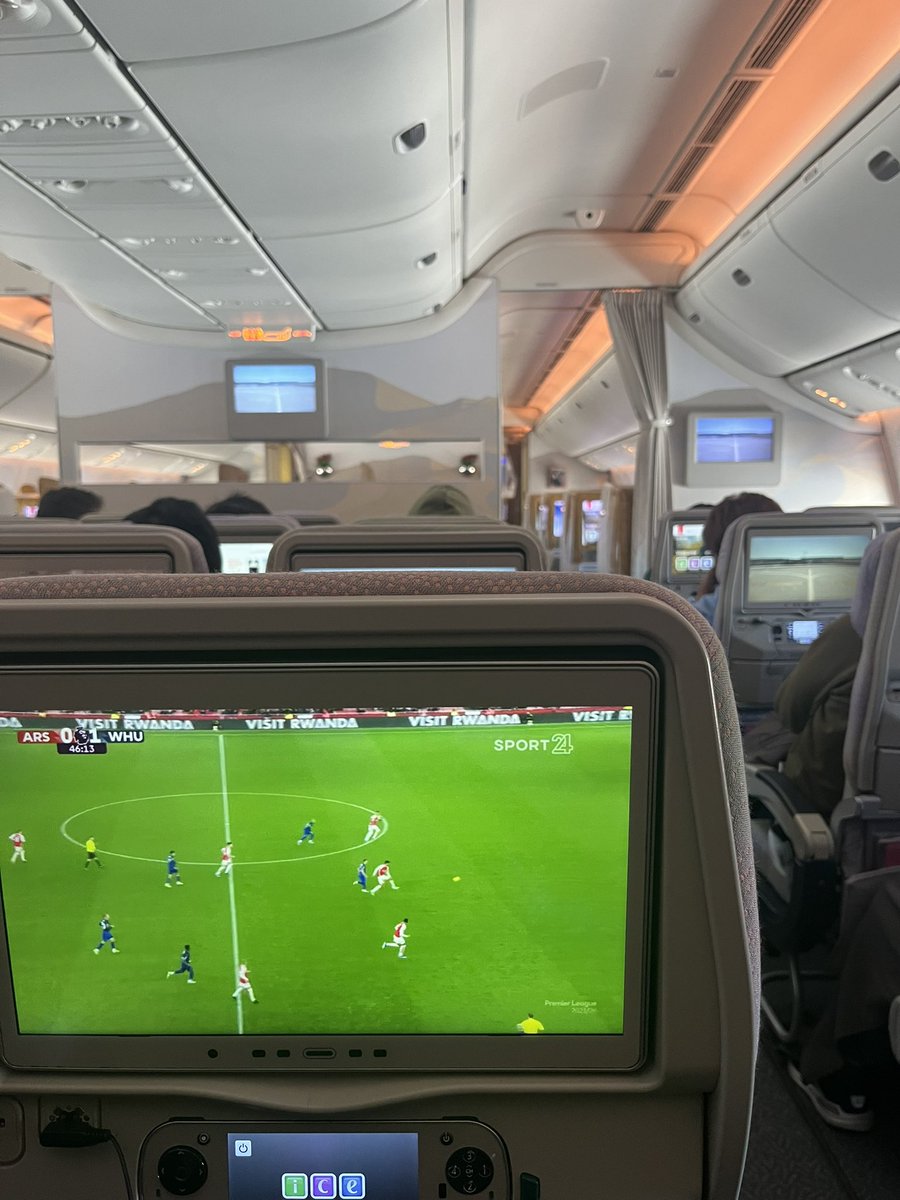 Watching film en route to DXB #flyemirates #afc