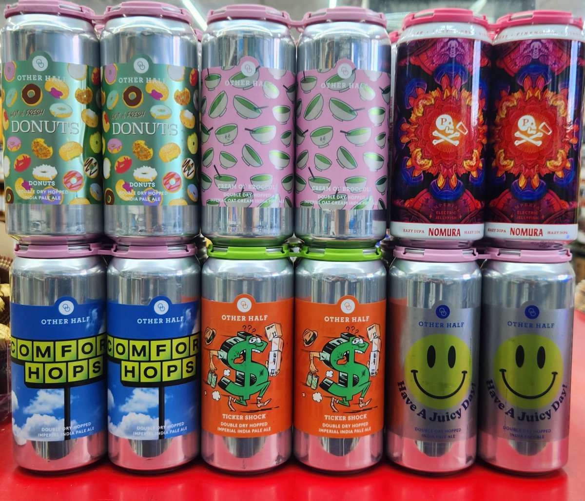 New beers from <a href="/OtherHalfNYC/">Other Half Brewing</a> are now available at E1G. <a href="/FloodTX/">Flood Distribution</a> <a href="/PinthouseBeer/">Pinthouse Brewing</a>
